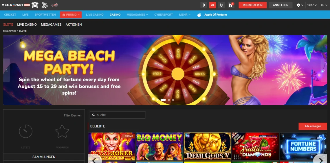Megapari Casino Mobile