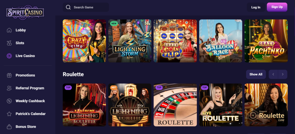 Spirit casino: reviews & experience 4 Spirit Casino Juegos