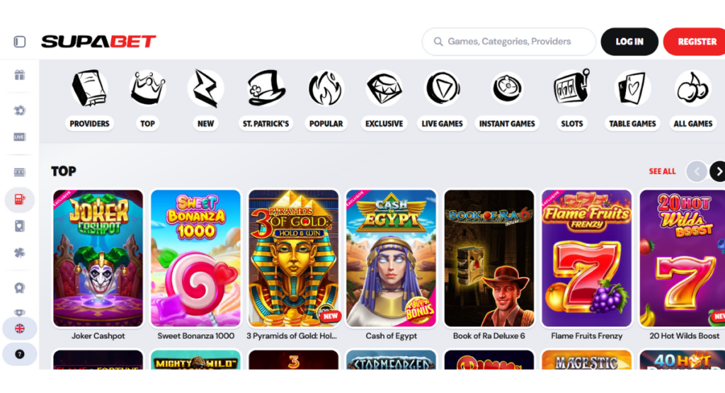 Supabet: avaliações & experiência 5 Supabet Games Casino