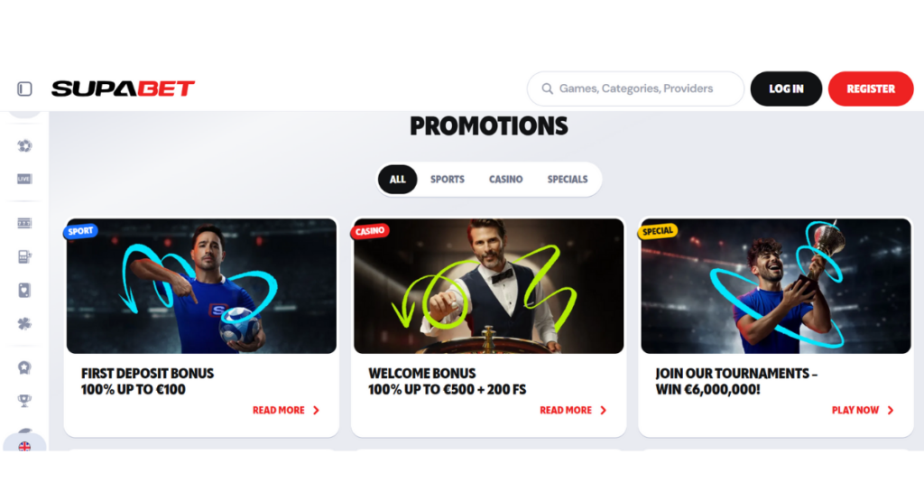 Supabet: avaliações & experiência 6 Supabet Promotions