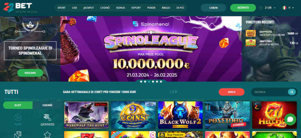 22bet neosurf casino