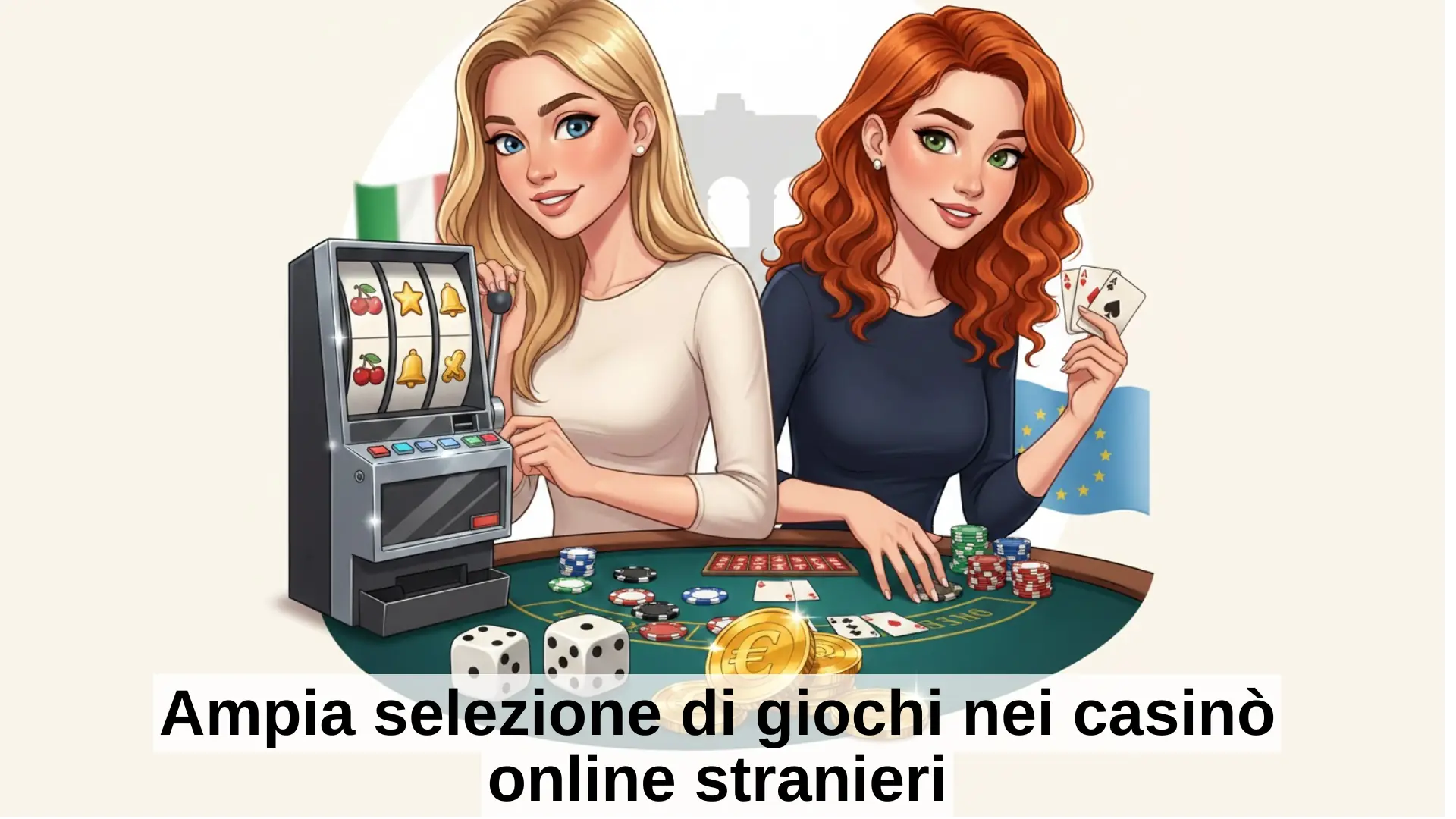 Ampia selezione di giochi nei casinò online stranieri