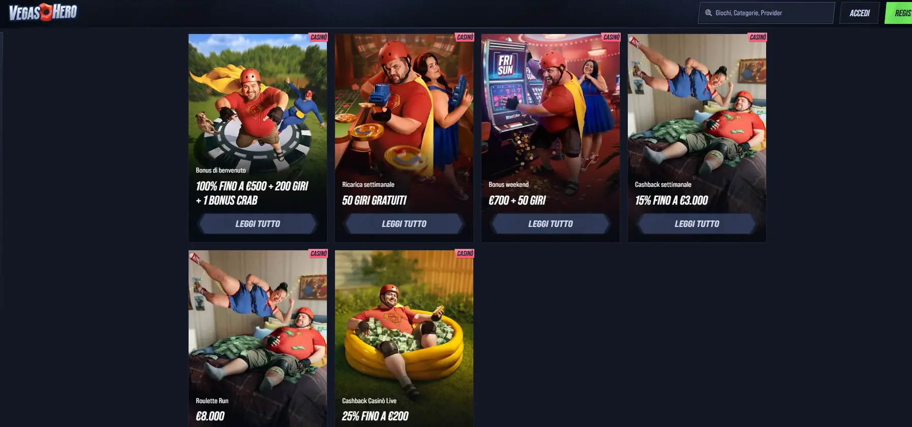VegasHero casinò online stranieri