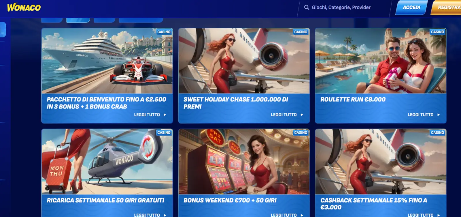Wonaco casinò online straniero