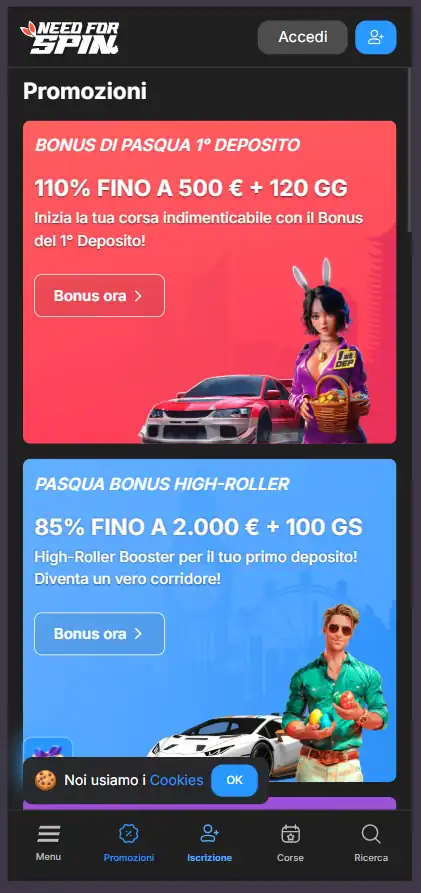 Need For Spin Casino