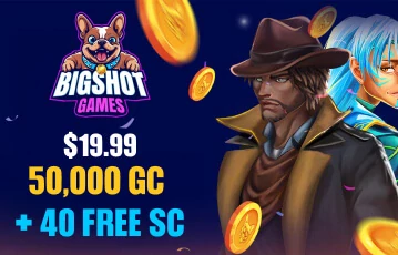 First purchase offer at Big Shot Games