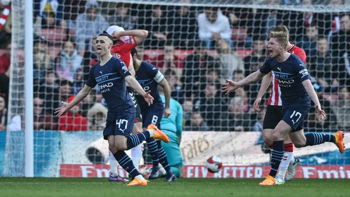 Man City Thrash Southampton, Zoom Into FA Cup Semi-Finals