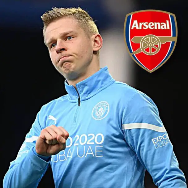 Arsenal Considering Move For Man City Defender Zinchenko
