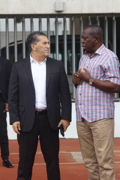 Peseiro, Assistant Arrive Uyo For Akwa United vs Plateau NPFL Game