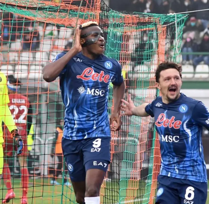 Osimhen Returns To Scoring Form As Napoli Beat Venezia To Boost Title Hopes