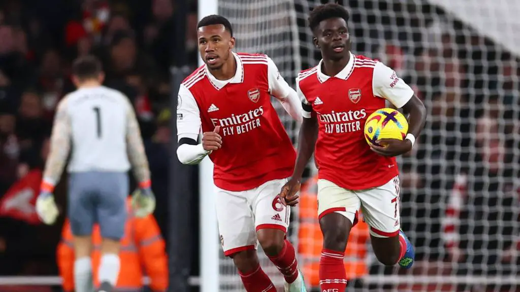 EPL: Saka, Nketiah, Martinelli Score As Arsenal Defeat West Ham