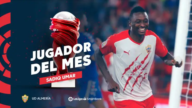 Sadiq Named LaLiga 2 Player Of The Month For February