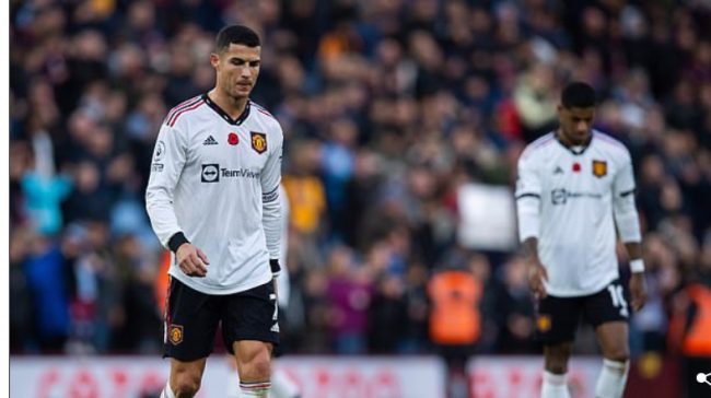 Ten Hag Slams Man United Stars Over Poor Performance Against Villa