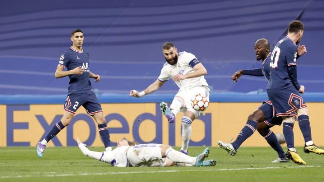Benzema’s Hat-trick Sends PSG Out Of Champions League