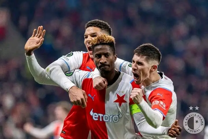 UEFA ECL: Olayinka, Dessers On Target  As Slavia Prague, Feyenoord Record Big Win