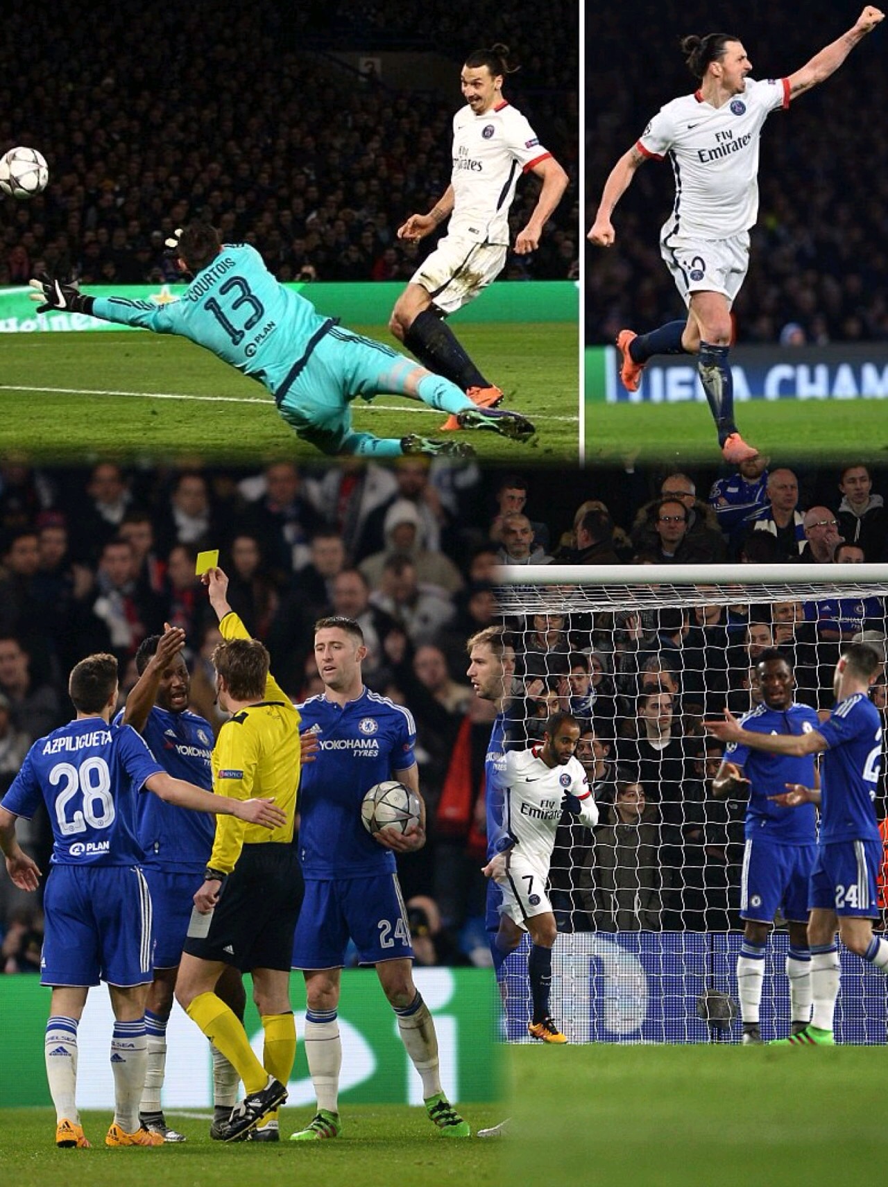 Ibrahimovic Scores, Provides Assist As PSG Dump Mikel And Chelsea Out Of UCL Ibrahimovic Scores, Provides Assist As PSG Dump Mikel And Chelsea Out Of UCL