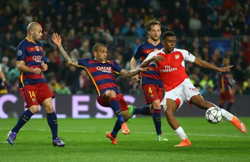 Okocha Hails Iwobi’s Impressive Showing For Arsenal Against Barcelona Okocha Hails Iwobi’s Impressive Showing For Arsenal Against Barcelona