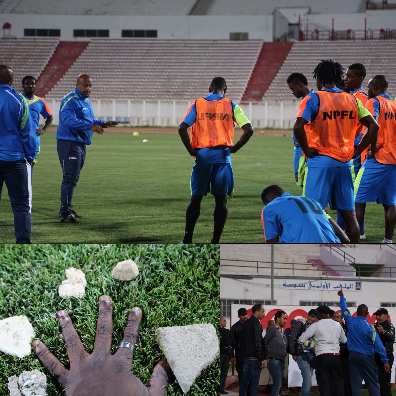 Enyimba Stoned During Training In Sousse Enyimba Stoned During Training In Sousse