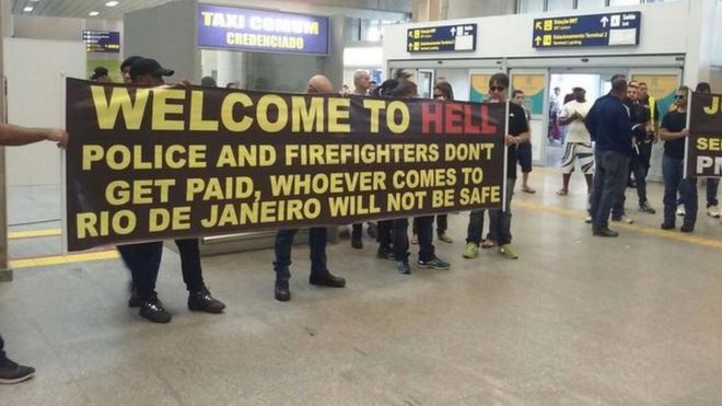 WELCOME TO HELL! Aggrieved Brazilian Police, Firefighters Declare Rio 2016 Unsafe 
