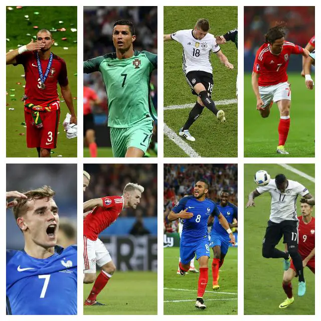 Ronaldo, Payet, Allen In Euro 2016 XI; Pogba, Ozil, Bale Out