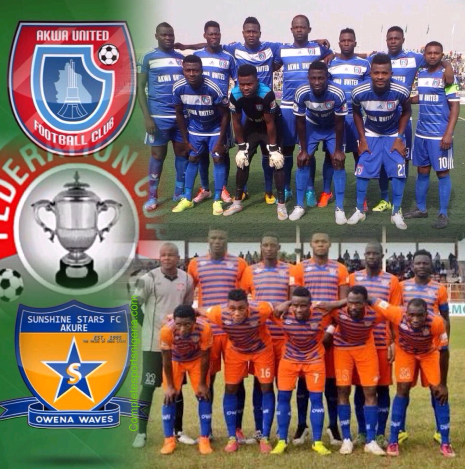 Fed. Cup: Akwa v Sunshine Ignites Q/Final Crackers; 3SC Face Rivers United