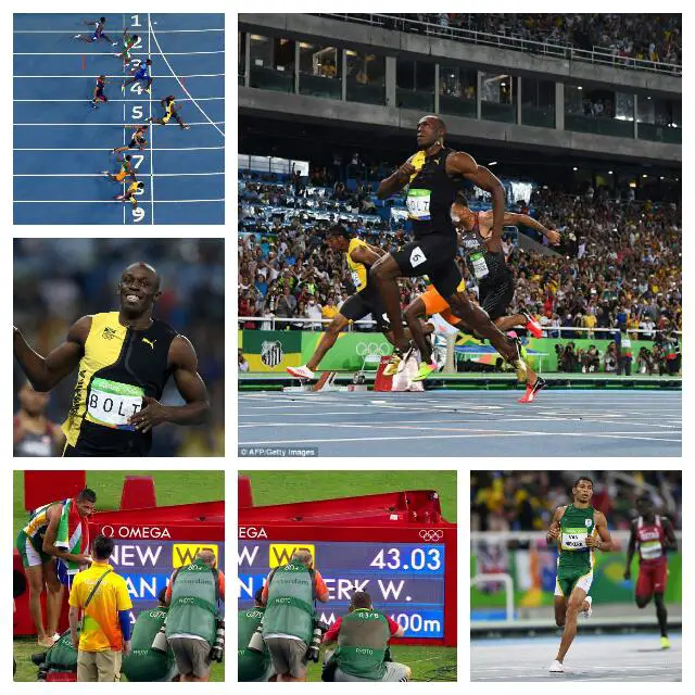 Bolt Wins 100m Gold, S/Africa’s Van Niekerk Breaks 400m World Record