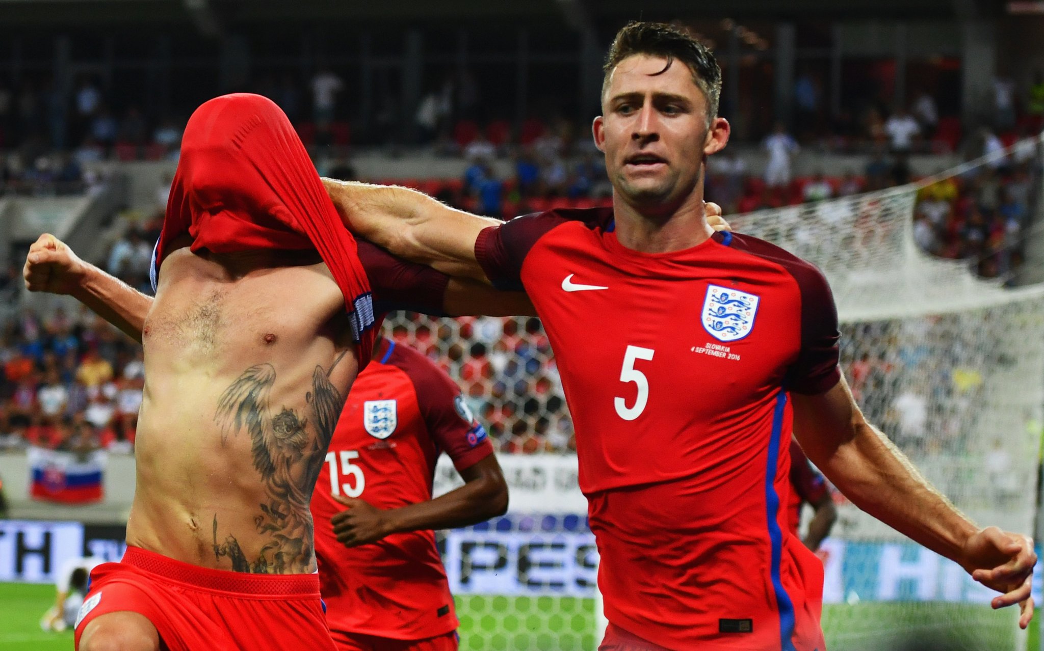 Late Goal Sees England Past 10-Man Slovakia, Poland Blow Lead