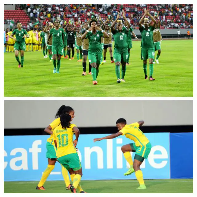 NIGERIA 6-1 SOUTH AFRICA: Falcons Superior To Banyana In AWCON Clashes