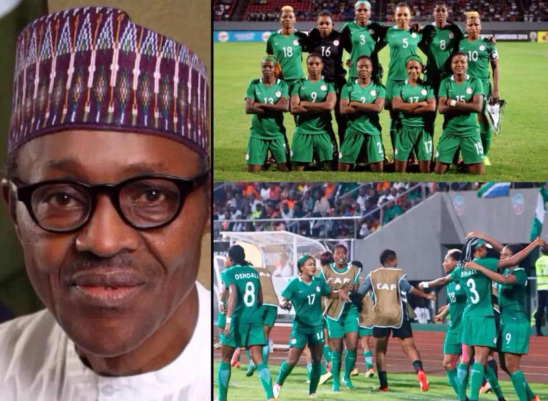 President Buhari Hails Super Falcons’ Progress To AWCON Final President Buhari Hails Super Falcons’ Progress To AWCON Final