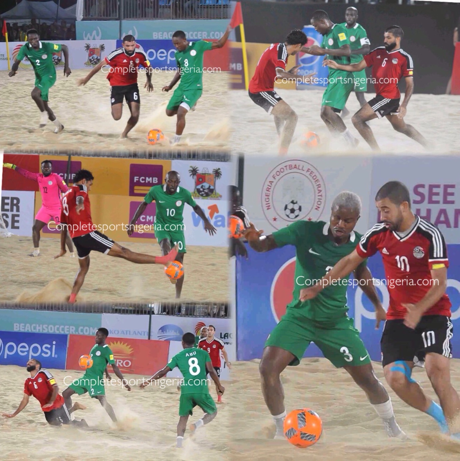 Beach AFCON: Resilient Sand Eagles  Beat ‘Stubborn’ Egypt 3-2