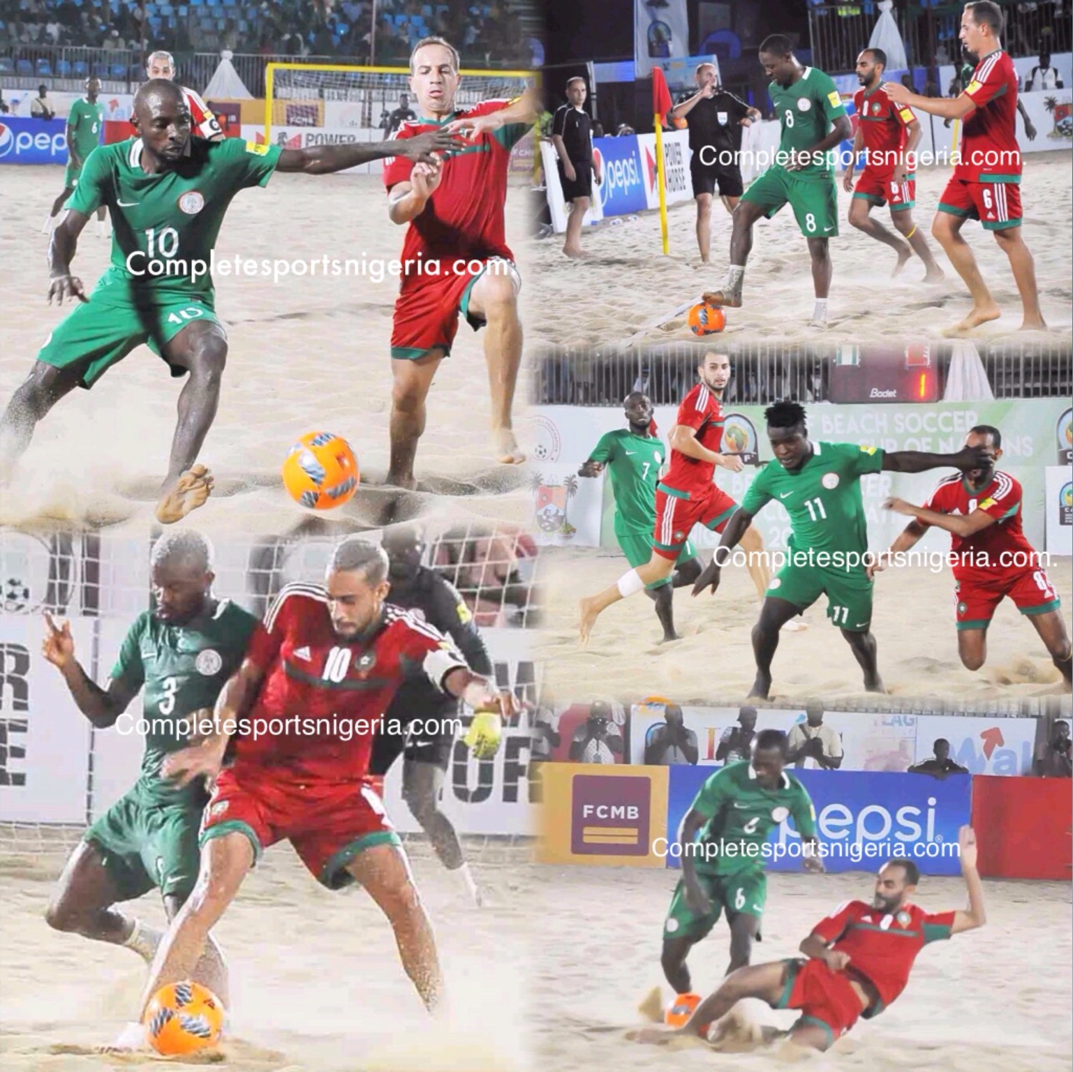 Sand Eagles Maul Morocco 6-1, Bag Beach Soccer World Cup Ticket