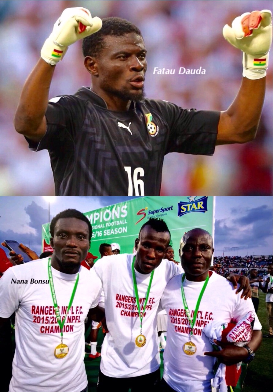 Rangers Goalie, Bonsu Welcomes Ghanaian Mate Dauda To NPFL Rangers Goalie, Bonsu Welcomes Ghanaian Mate Dauda To NPFL