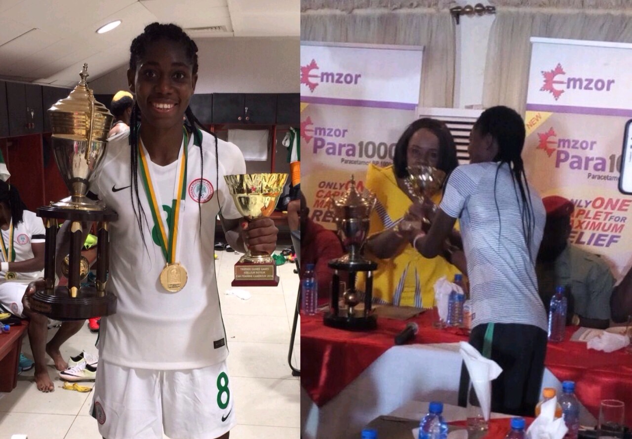 Oshoala: I’m Happy To Win My 2nd AWCON Title Oshoala: I’m Happy To Win My 2nd AWCON Title