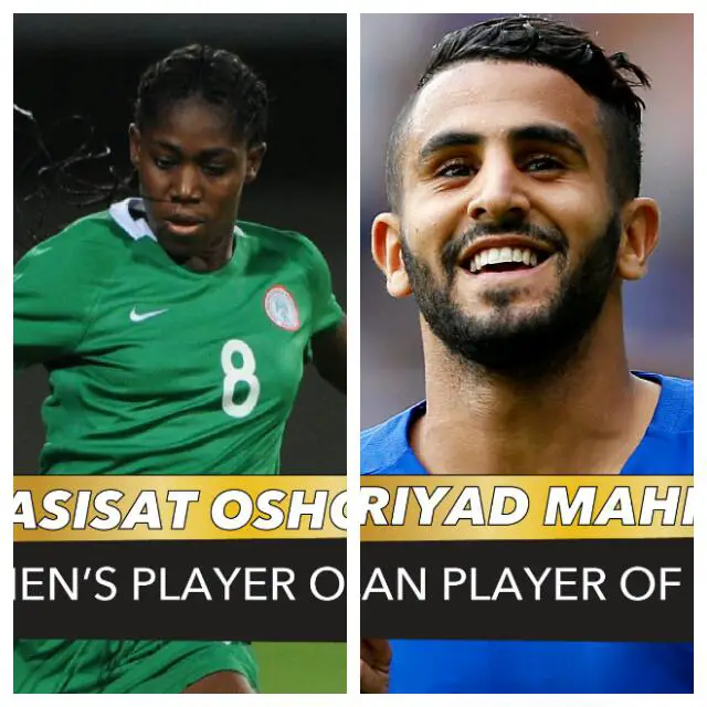 Osimhen wins African player of year ahead of key Champions League game.  Oshoala takes women's award
