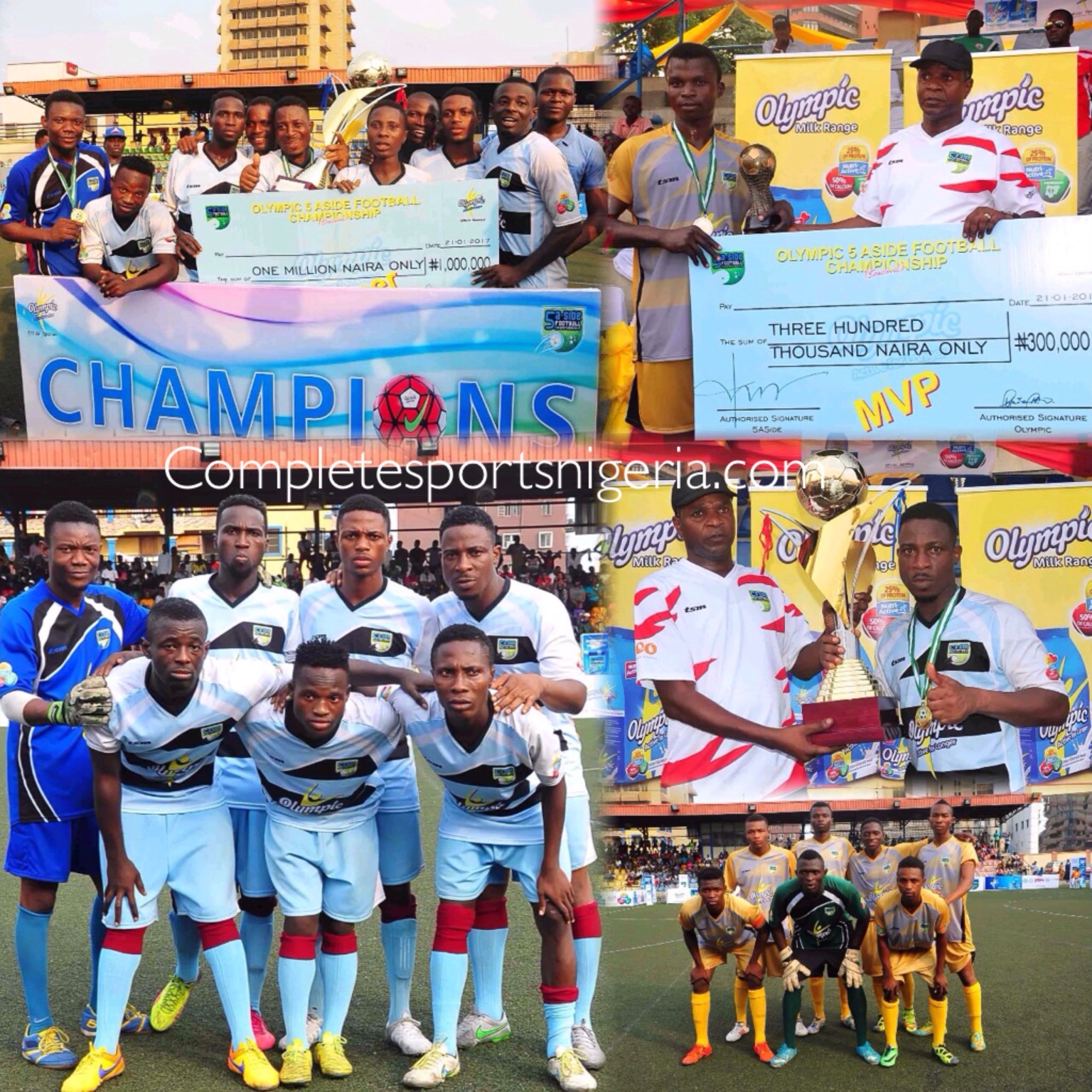De Royal FC Win Olympic  5-A-Side Football Championship Season-2