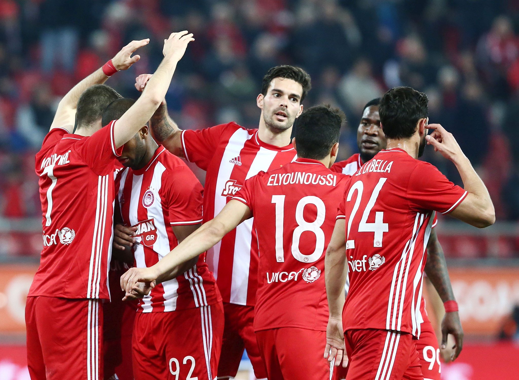 Ideye Stars In Olympiakos Win; Esiti Plays 90 Minutes, Simon Subbed Off In Gent’s Draw