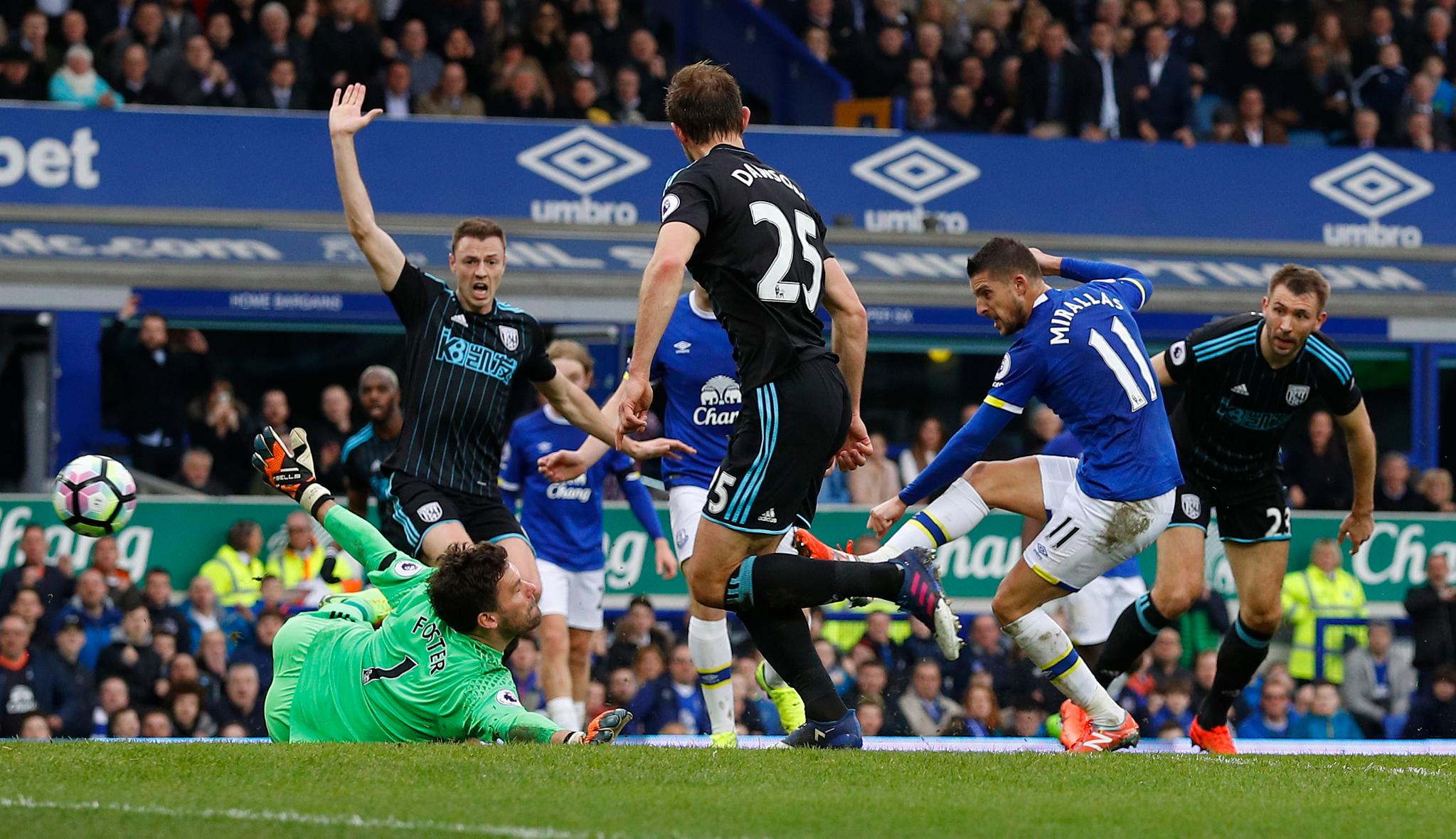 Everton Bash West Brom As Bournemouth, Hull Win