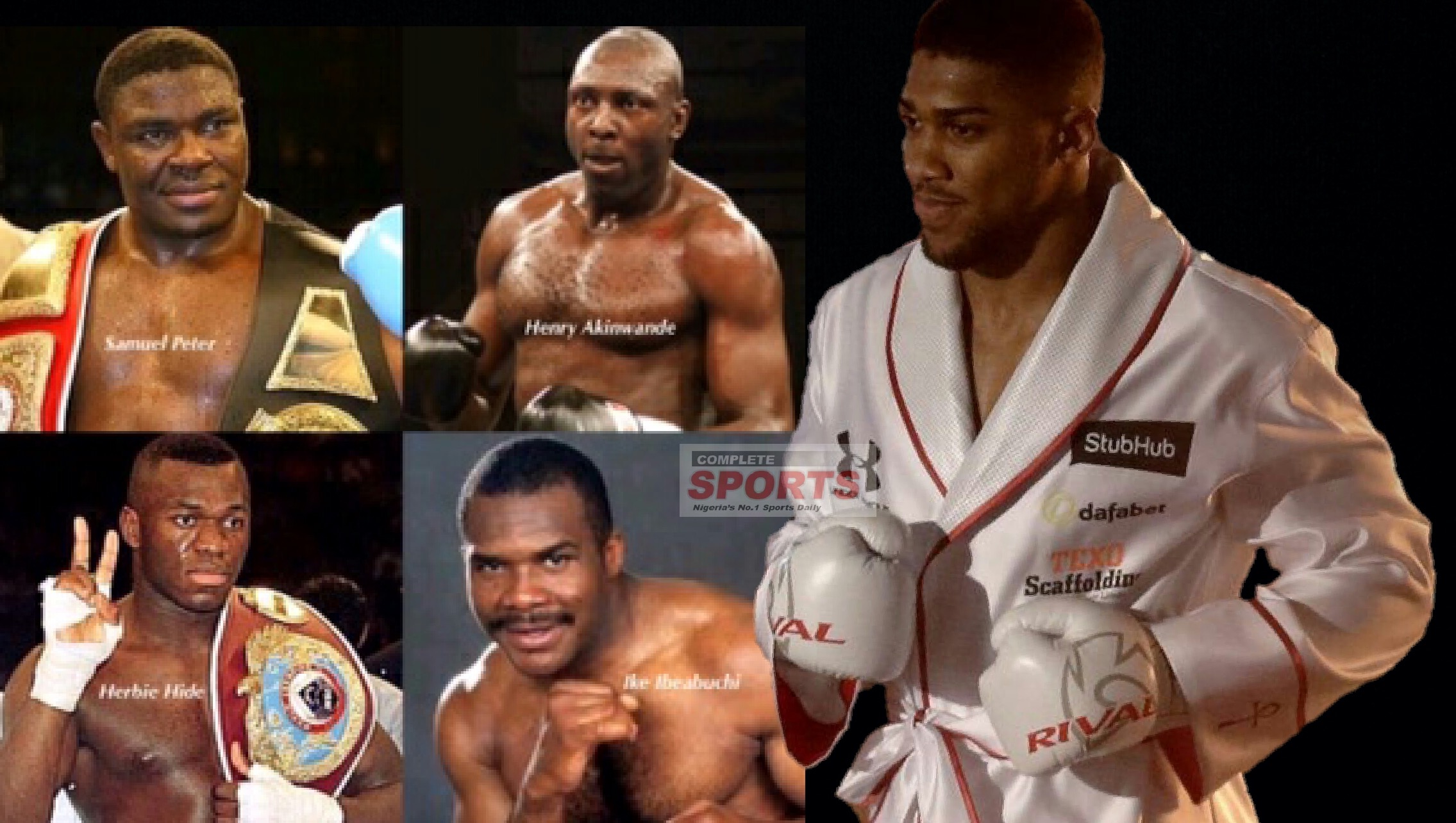TOP FORERUNNERS! 4 Nigerian Born World Heavyweight Boxers Before Anthony Joshua TOP FORERUNNERS! 4 Nigerian Born World Heavyweight Boxers Before Anthony Joshua