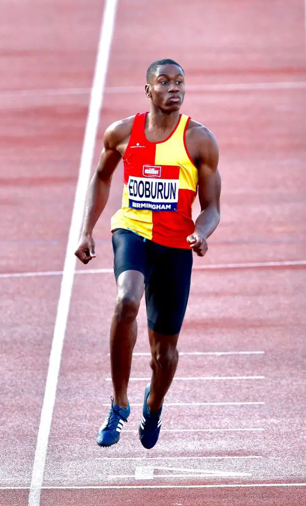Nigerian British European Sprint Champion Ojie Edoburun Preps For Wembley Wins