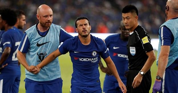Chelsea’s Pedro Sent Back To London After Concussion Vs Arsenal