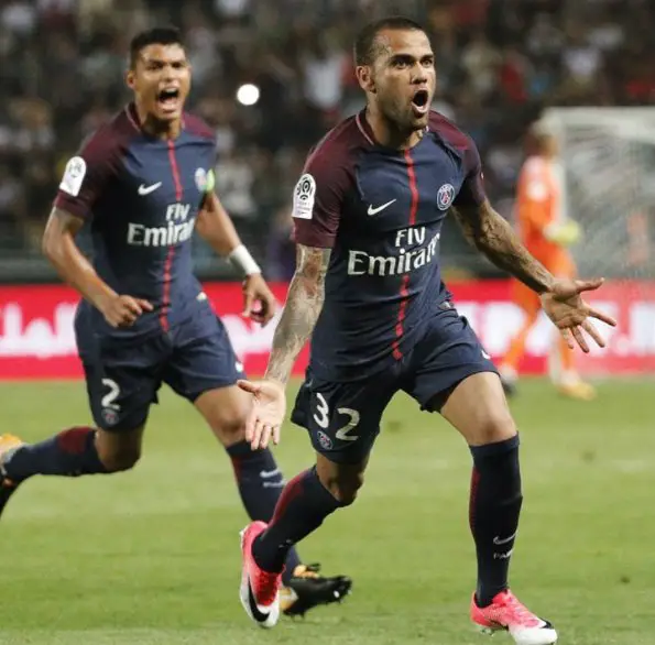 Alves Fires PSG Past Monaco In French Super Cup