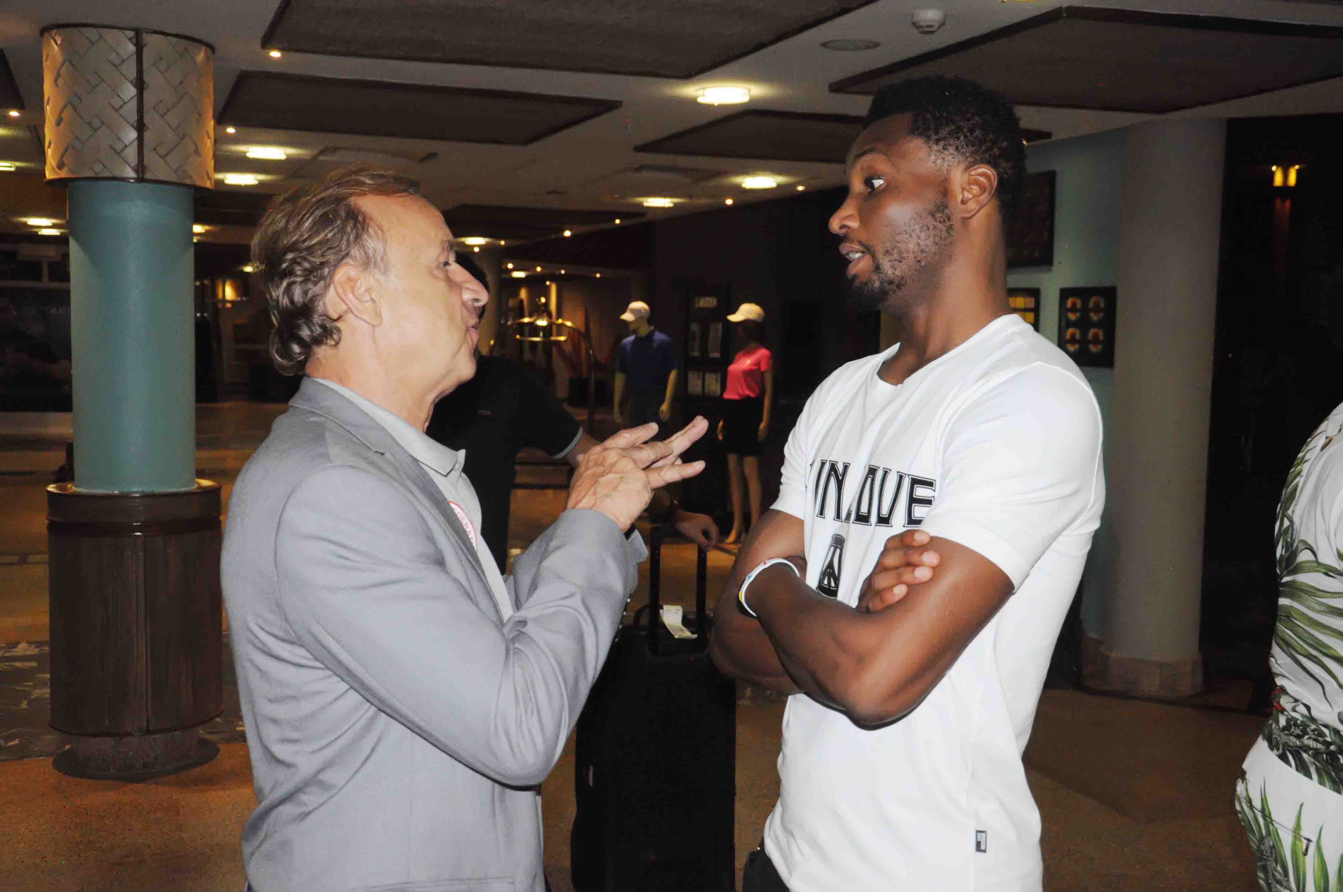 In Pictures: Super Eagles Players Arrive Uyo For Cameroon