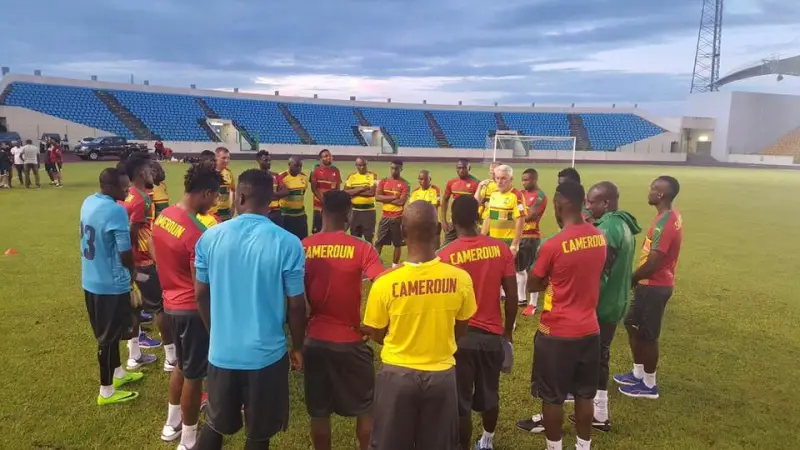 Fans Excited As Lions Train Behind Closed Doors For Super Eagles
