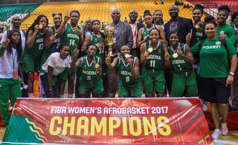Kanu, Ex-D’Tigers Coach Celebrate Women’s AfroBasket Triumph With D’Tigress Kanu, Ex-D’Tigers Coach Celebrate Women’s AfroBasket Triumph With D’Tigress