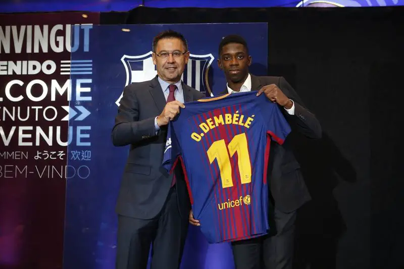 Dembele Seals £135.5m Barca Deal, Becomes World Second Most Expensive Footballer Dembele Seals £135.5m Barca Deal, Becomes World Second Most Expensive Footballer
