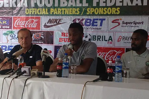 Rohr: Wives, Girlfriends Can Visit Super Eagles But ‘Runs Girls’ Not Allowed