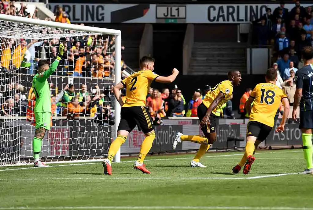 Champions Manchester City Hold Wolves At The Molineux