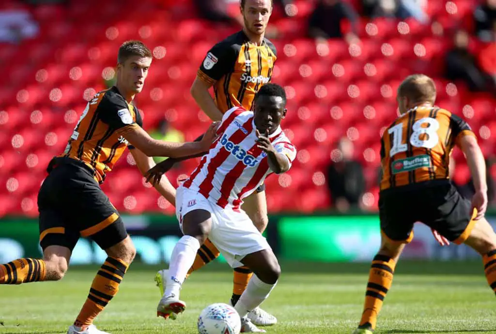 Etebo Celebrates Stoke City’s First Win Of The Season Vs Hull City Etebo Celebrates Stoke City’s First Win Of The Season Vs Hull City