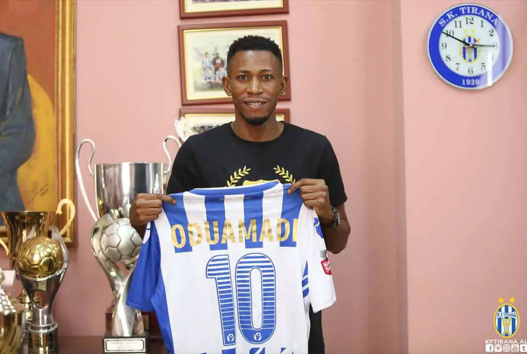 Oduamadi Eyes Albanian Cup Title With FK Tirana