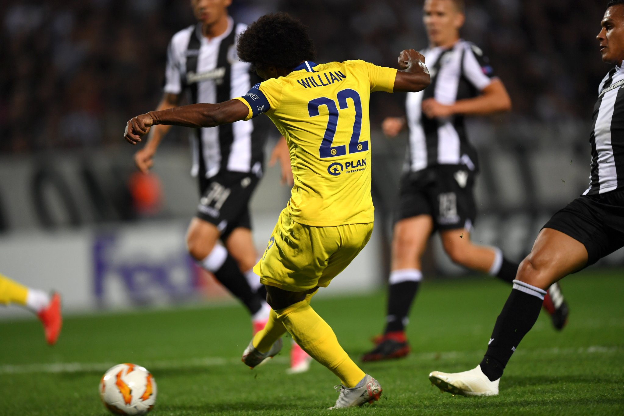 Europa: Moses, Sadiq Benched As Chelsea Win At PAOK, Rangers Hold Villarreal; Agbo Loses With Standard Liege